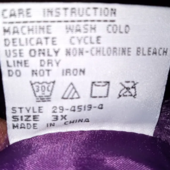 💜 REVERSIBLE ROYAL PURPLE FUR &amp; SILK COAT PLUS SIZE 3X HOODED JACKET