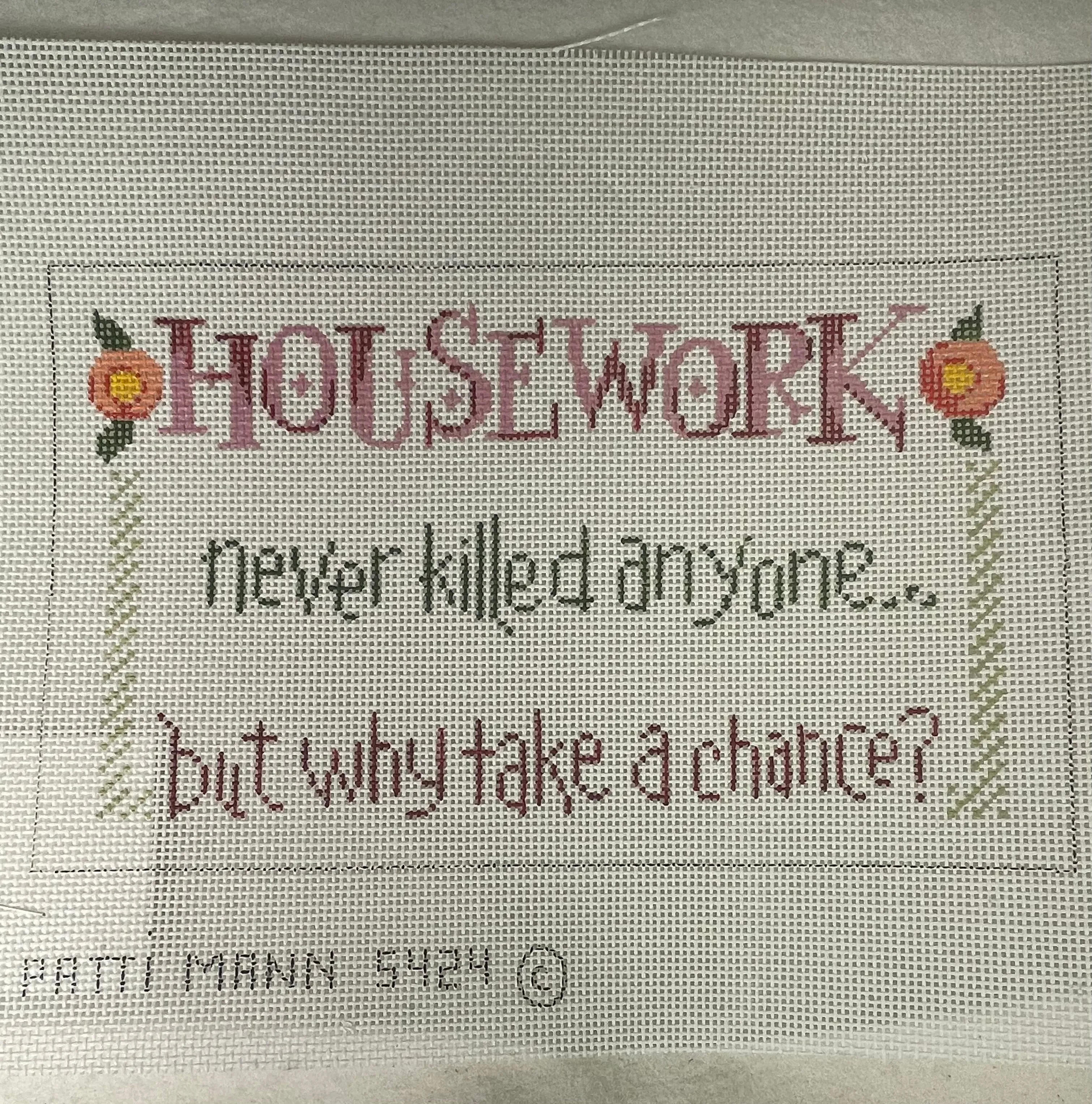 * SALE / Patti Mann Designs 5424-LK Housework Never...