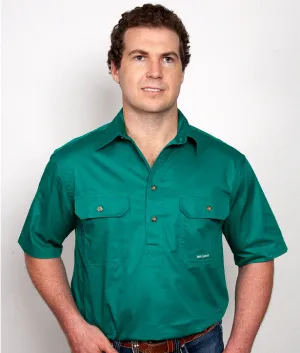 10104DKG Just Country Mens Adam Work Shirt Short Sleeve