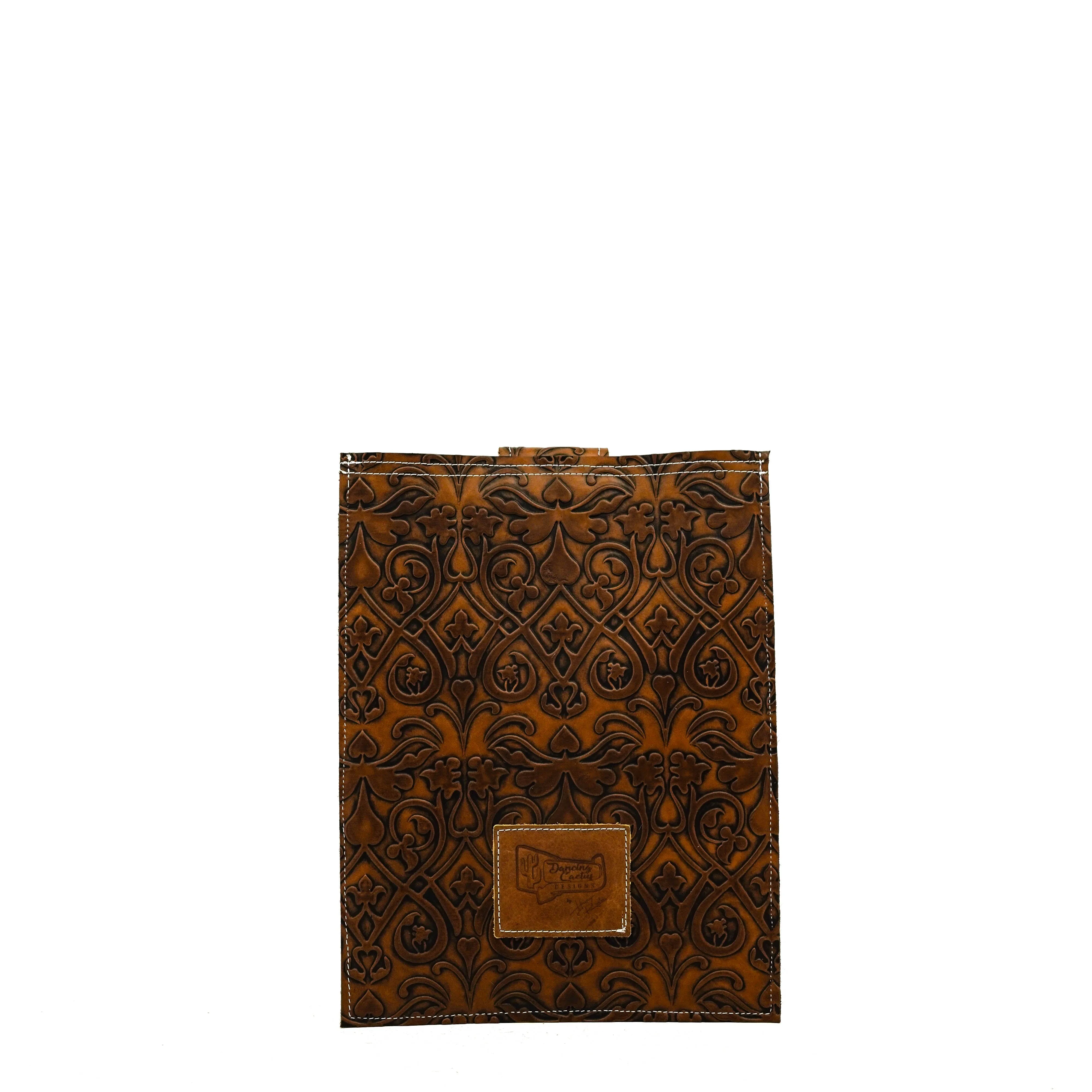 13'' Tablet Sleeve - Brindle w/ Saddle Black Jack