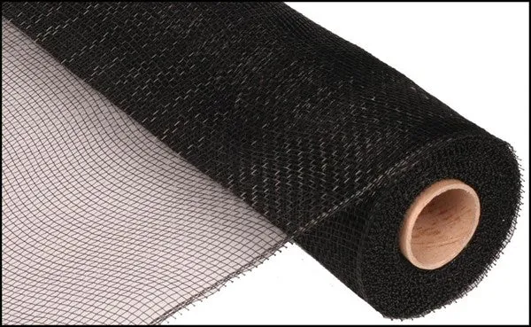 21" Poly Deco Mesh: Black (10 Yards) RE100202