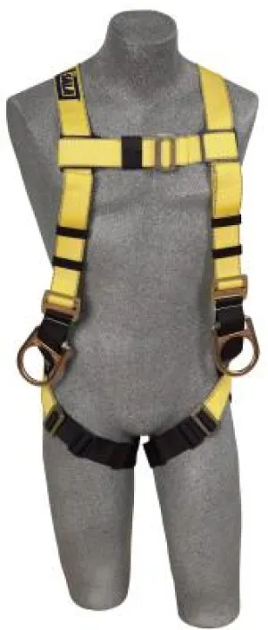 3M™ Delta II No-Tangle Construction Harness, Back & Side D-Rings, Universal, 1103512