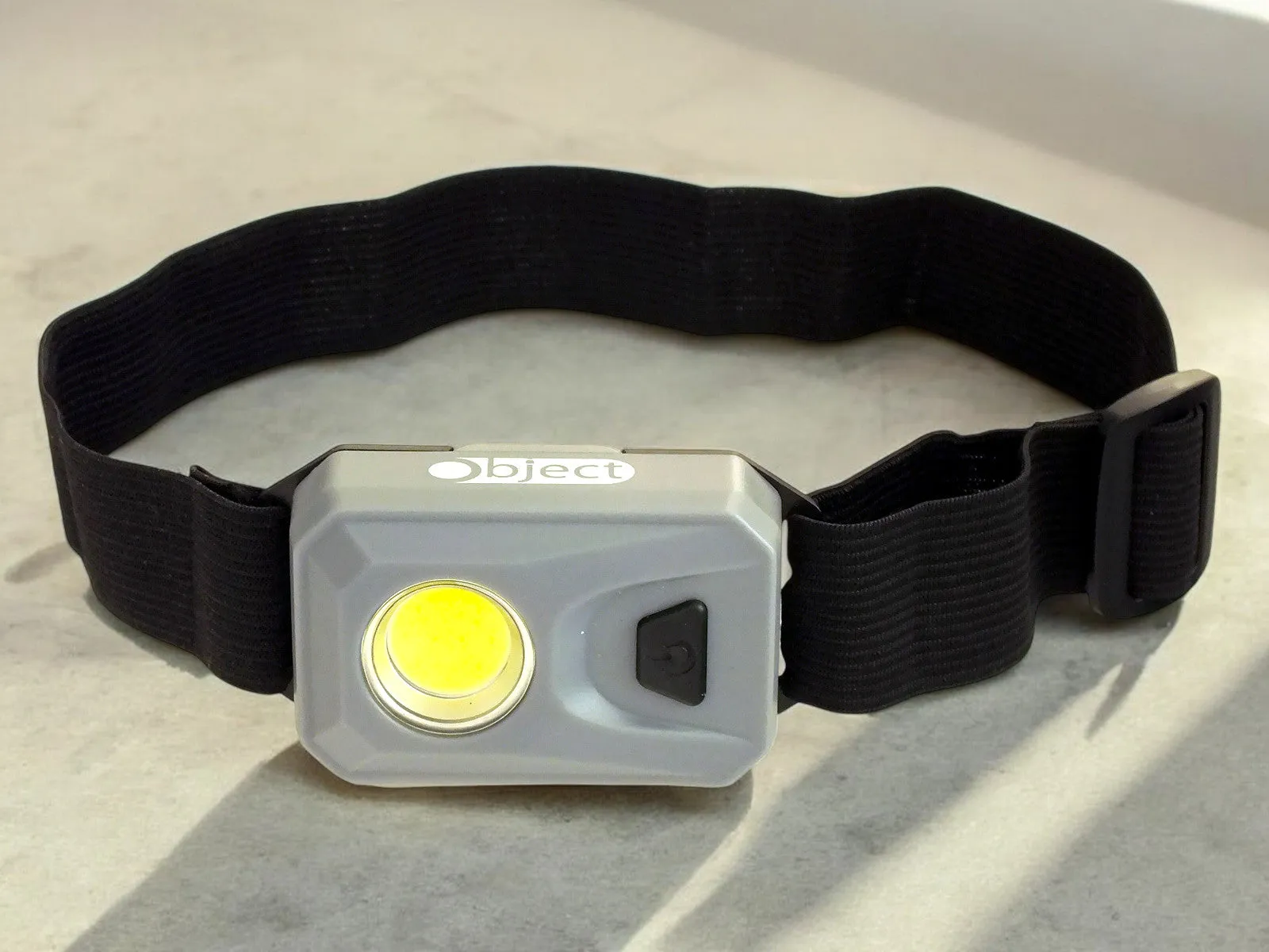 3W COB LED Head Torch Headlamp 200 Lumen Headtorch Batteries Included | Grey