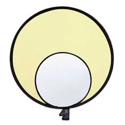 42" Collapsible Reflector - Soft Gold / White