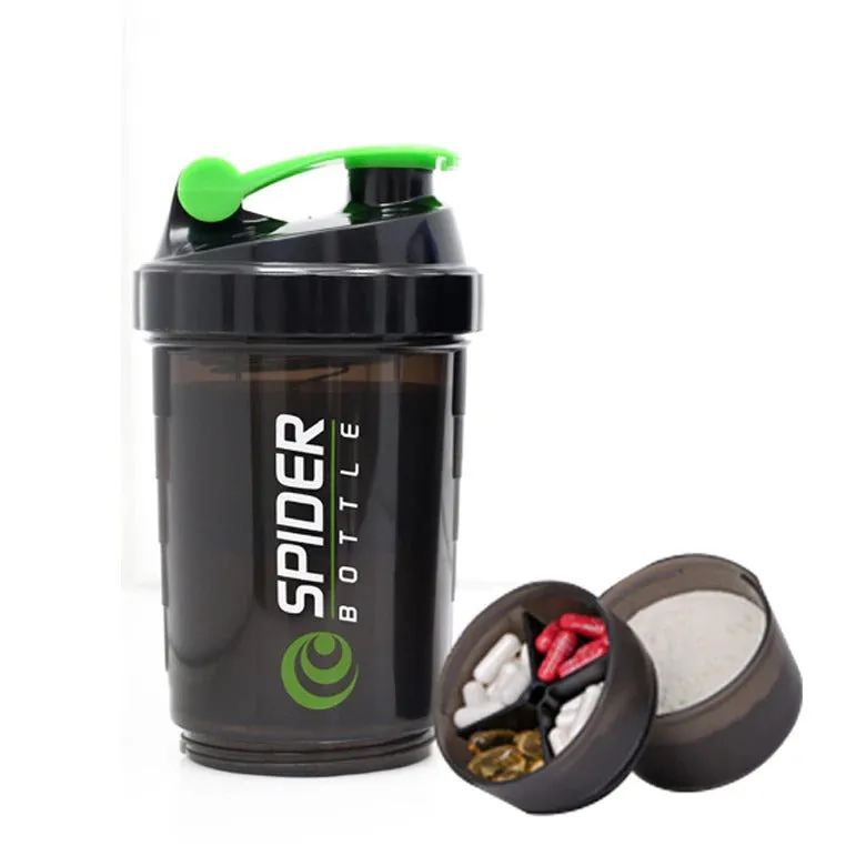 500ml Spider Protein Shaker Bottle