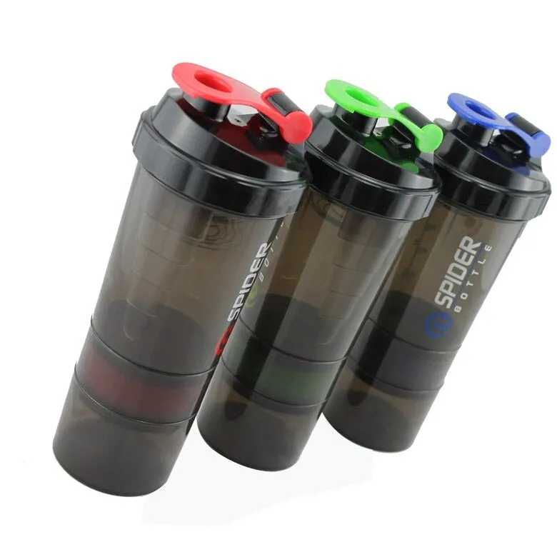 500ml Spider Protein Shaker Bottle
