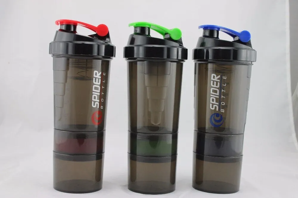 500ml Spider Protein Shaker Bottle