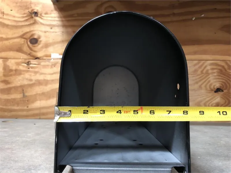 8"(w) x 10"(h) Large Rust Sleeve and RetroFit Door Combo - Black