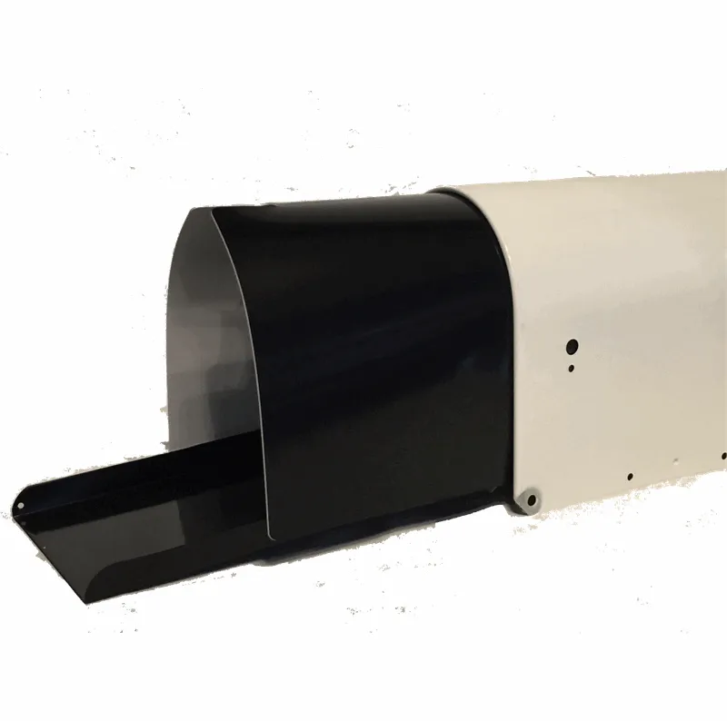 8"(w) x 10"(h) Large Rust Sleeve and RetroFit Door Combo - Black