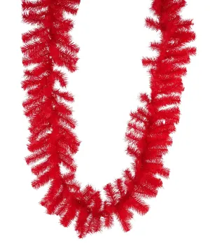 9' x 10" Pvc Garland: Red - XX964624