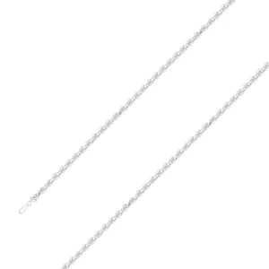 925 Sterling 3.5mm Silver Rope Chain Size- 7"