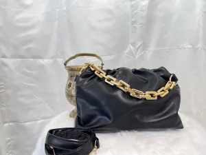 AAFROSE BLACK CLOUD BAGUETTE BAG