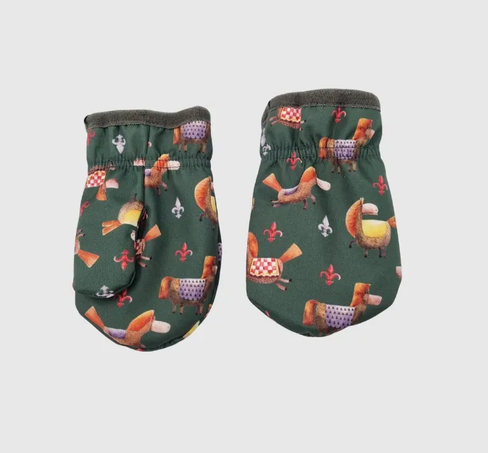Adventurer Recycled Mitten Horses- Water repellent