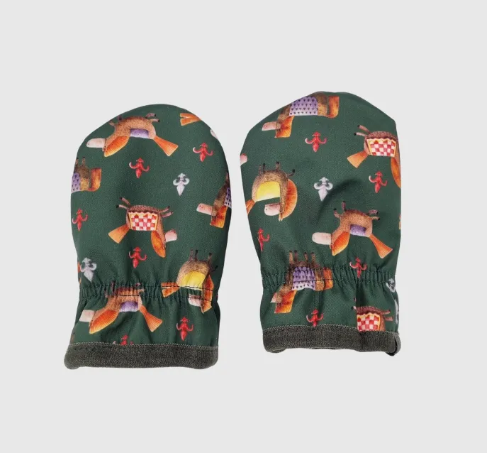 Adventurer Recycled Mitten Horses- Water repellent