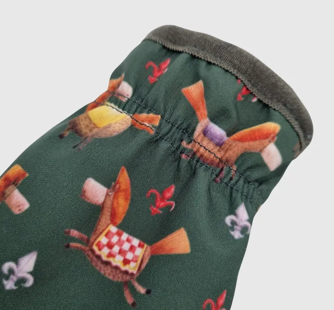 Adventurer Recycled Mitten Horses- Water repellent