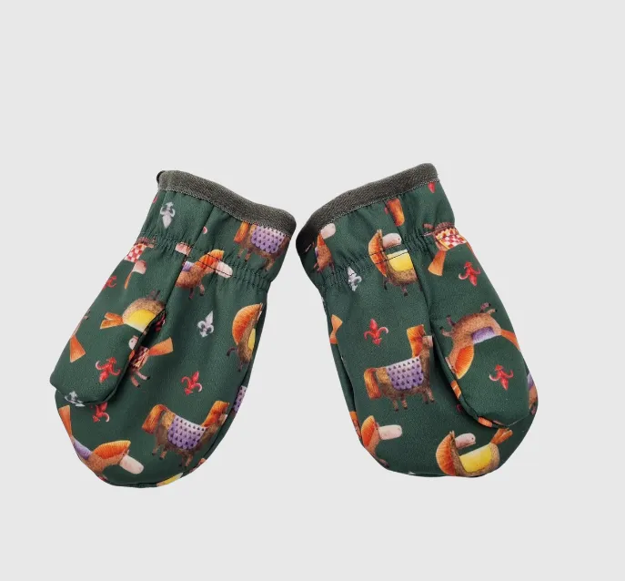Adventurer Recycled Mitten Horses- Water repellent