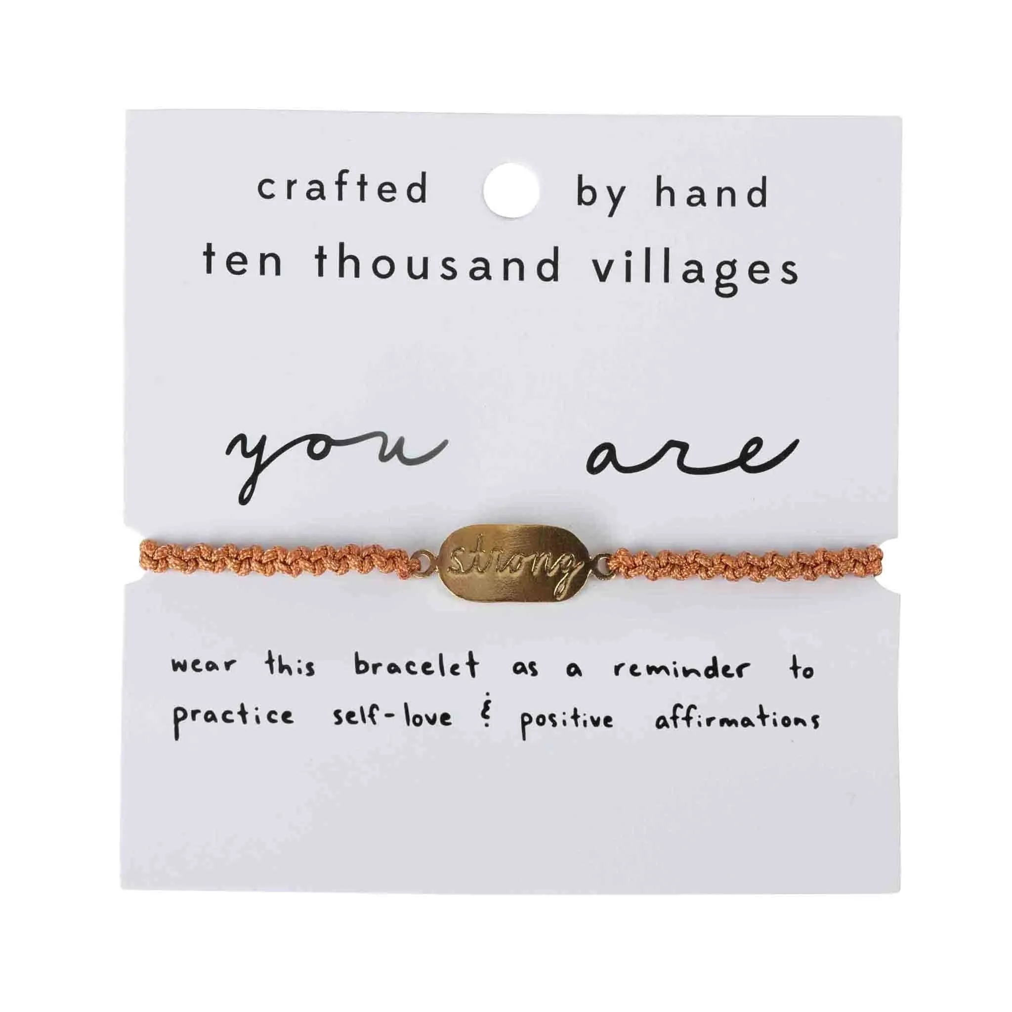 Affirmation Bracelet - You Are Strong