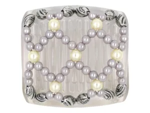 African Butterfly Chameleon Hair Comb - Ndalena Clear 26