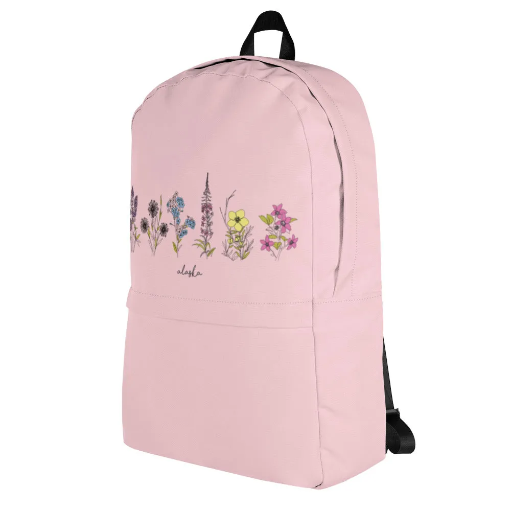 Alaska Wildflowers - Backpack