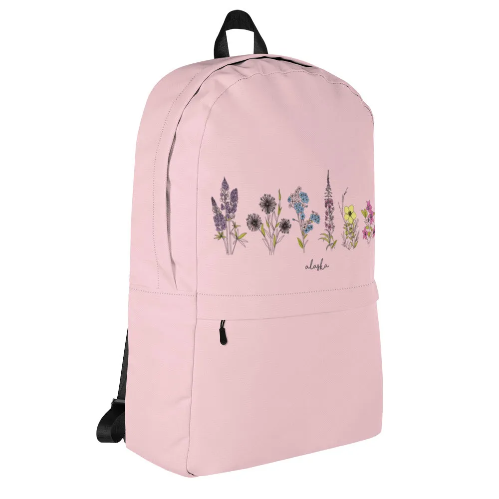 Alaska Wildflowers - Backpack