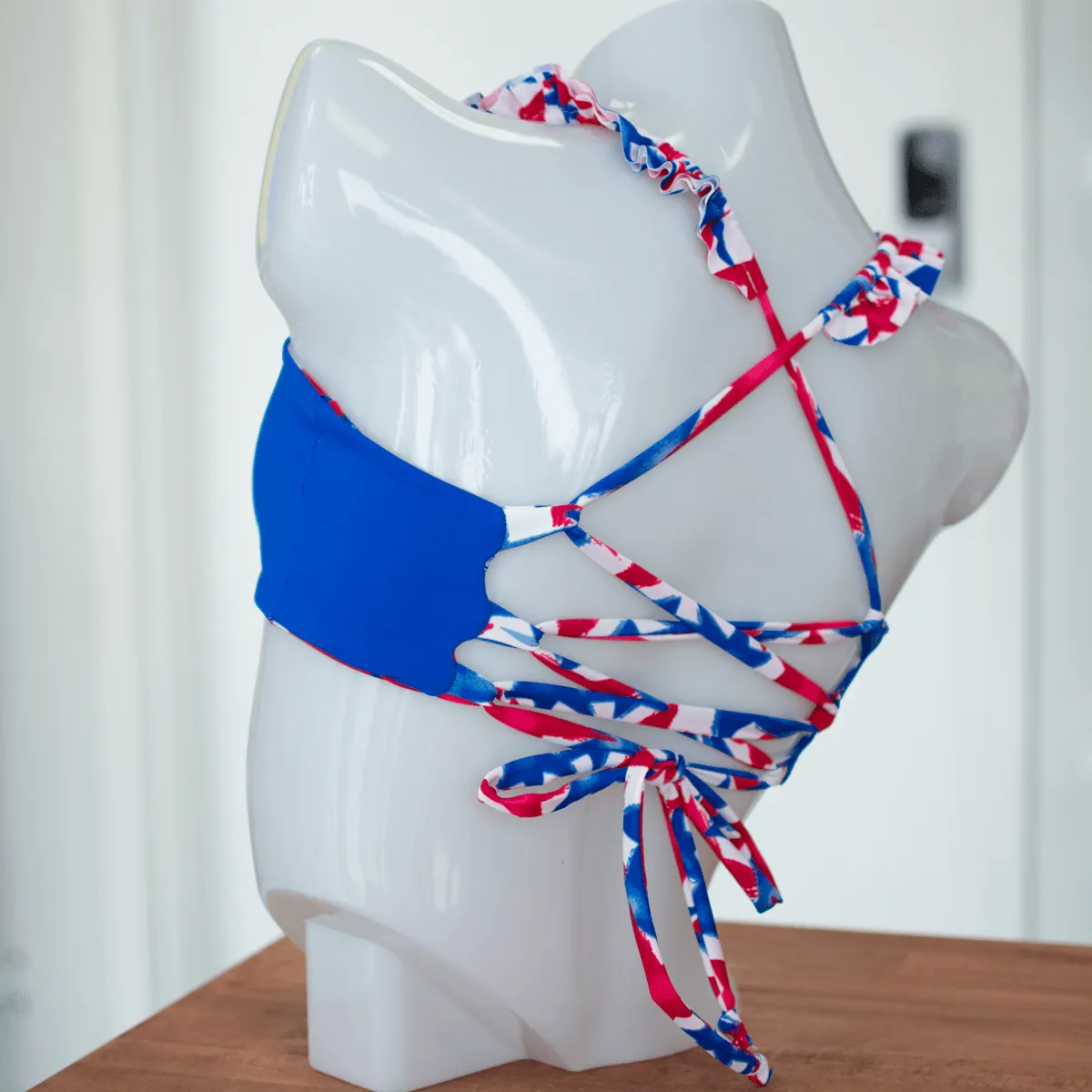 American Dream/ Royal Blue Butterfly Top