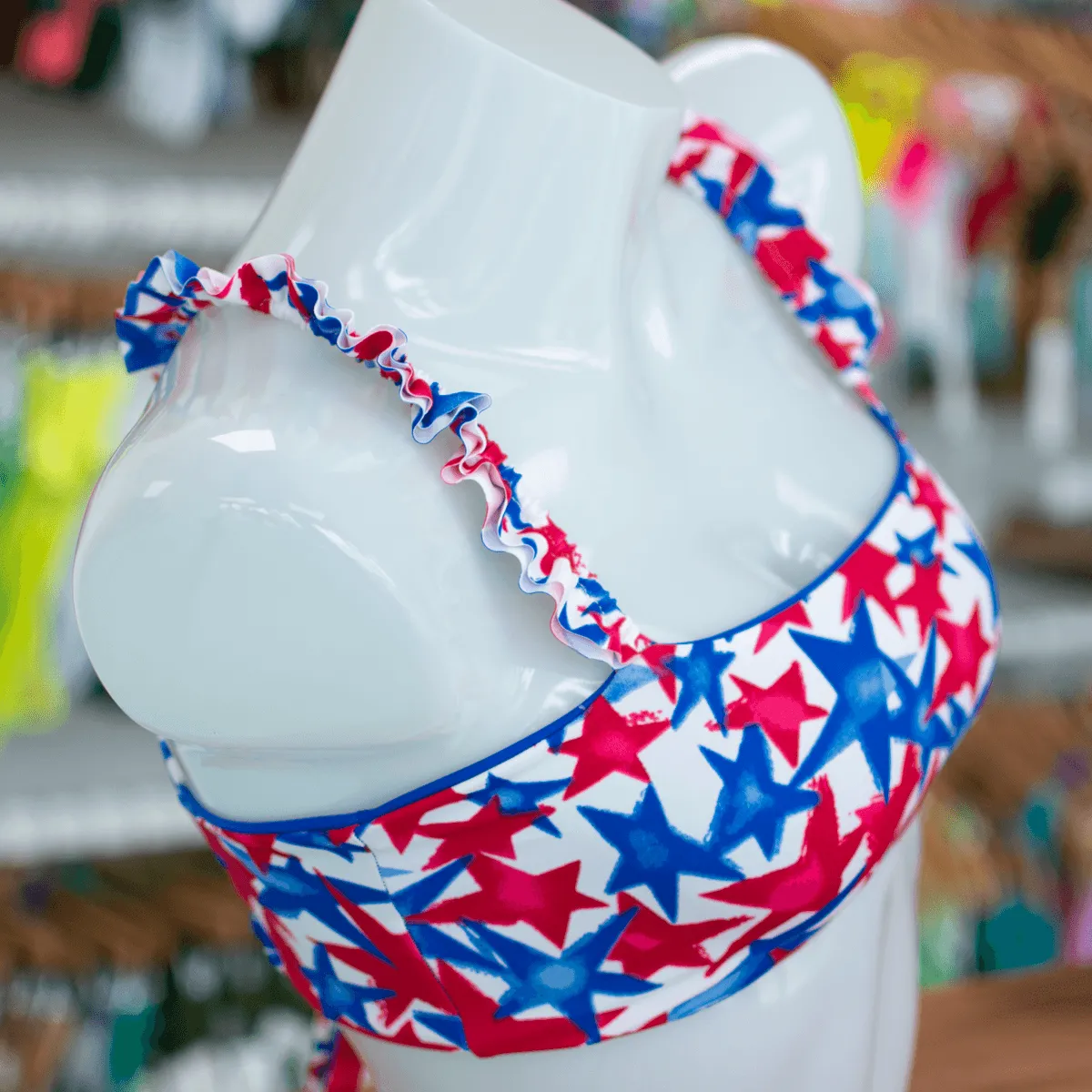 American Dream/ Royal Blue Butterfly Top