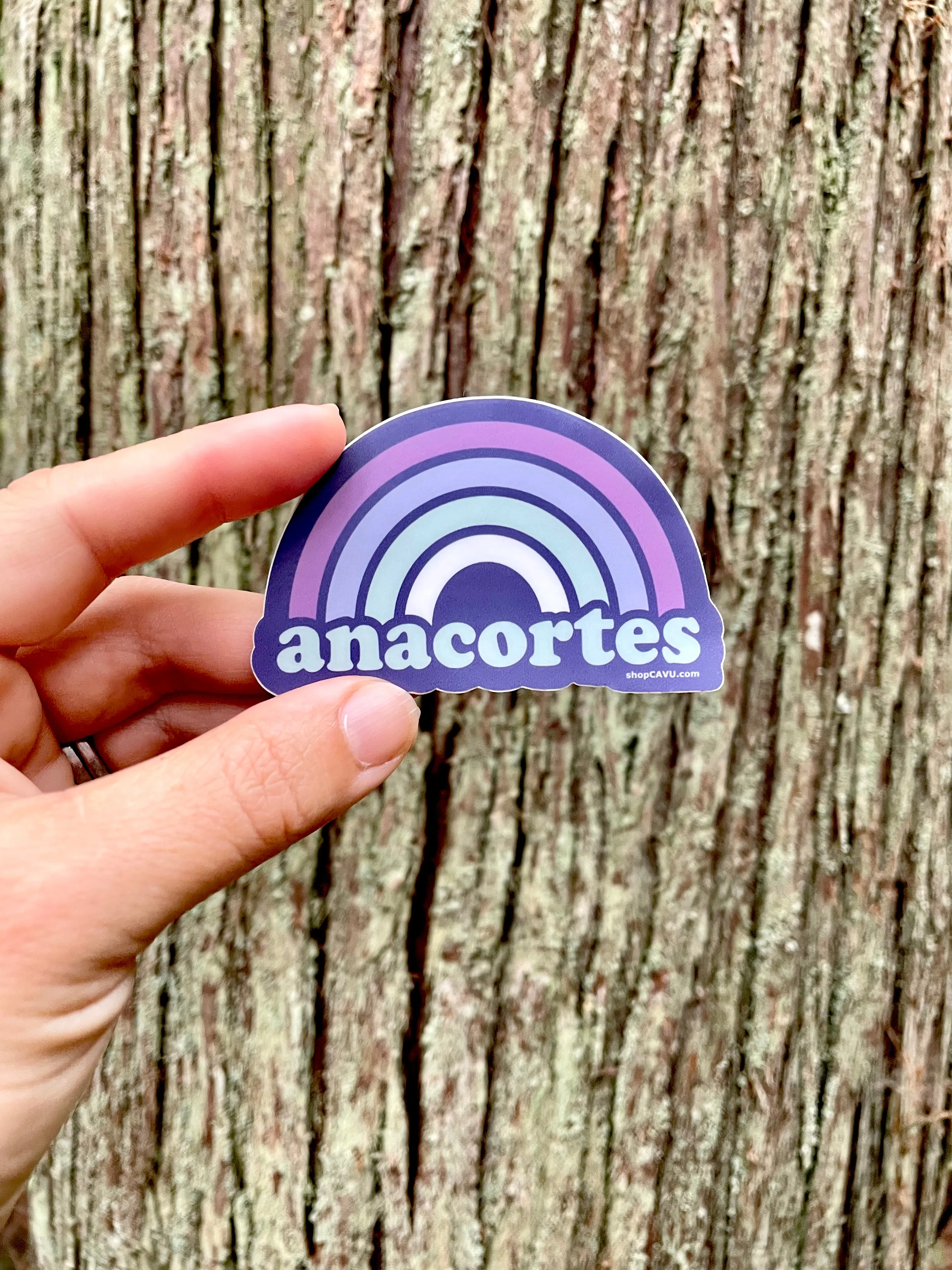 Anacortes Rainbow 3” Sticker / Decal
