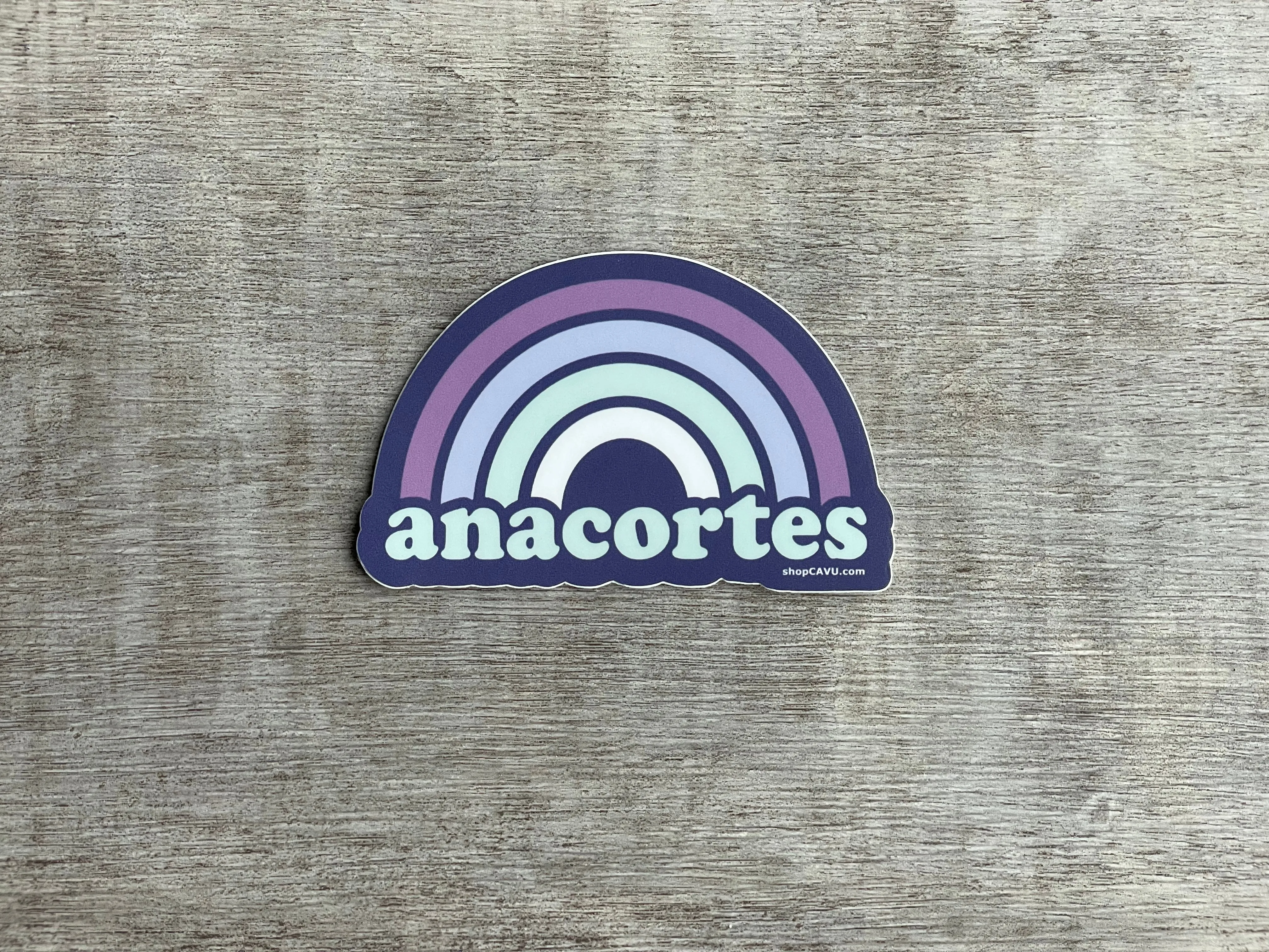 Anacortes Rainbow 3” Sticker / Decal