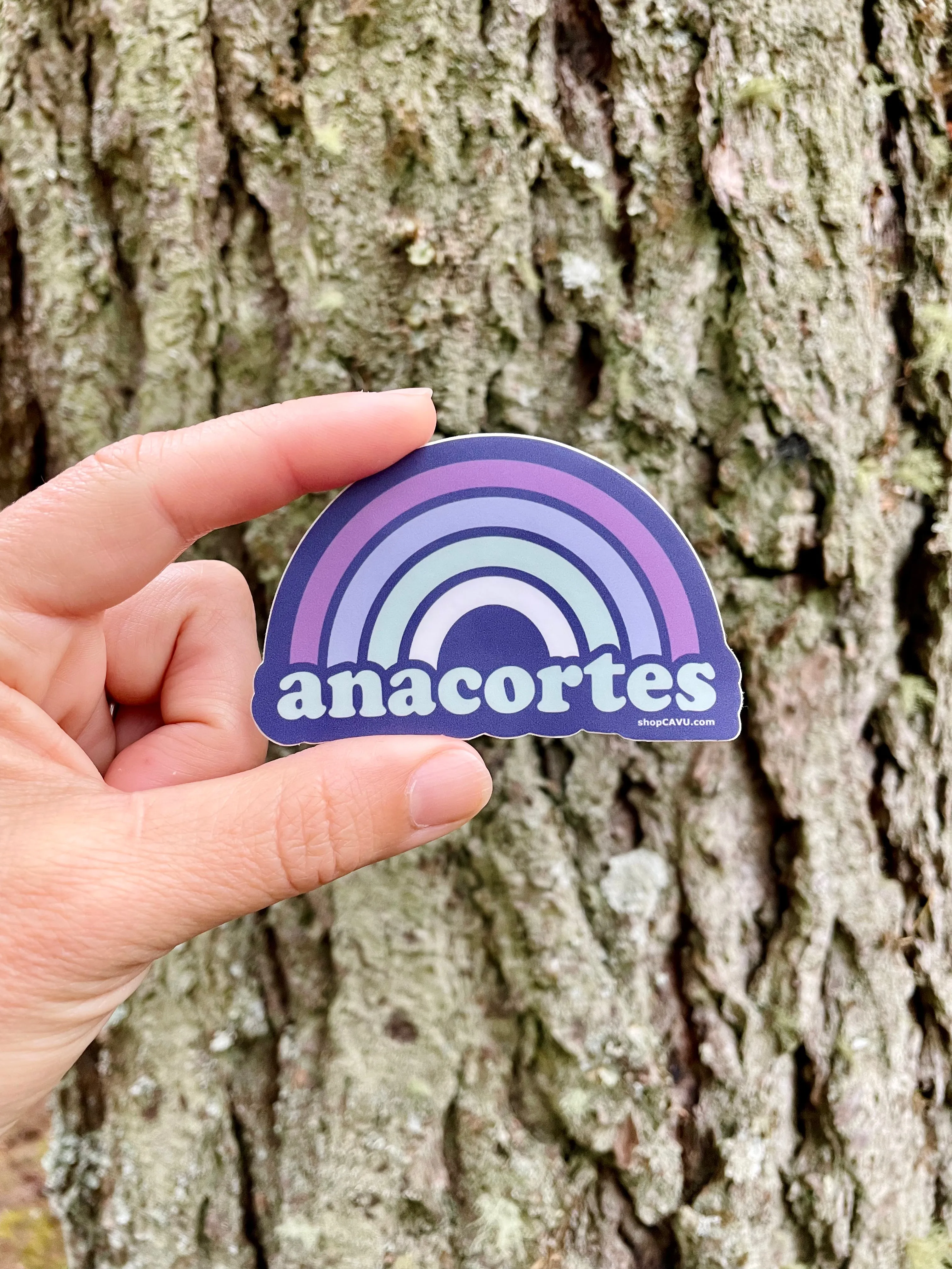 Anacortes Rainbow 3” Sticker / Decal
