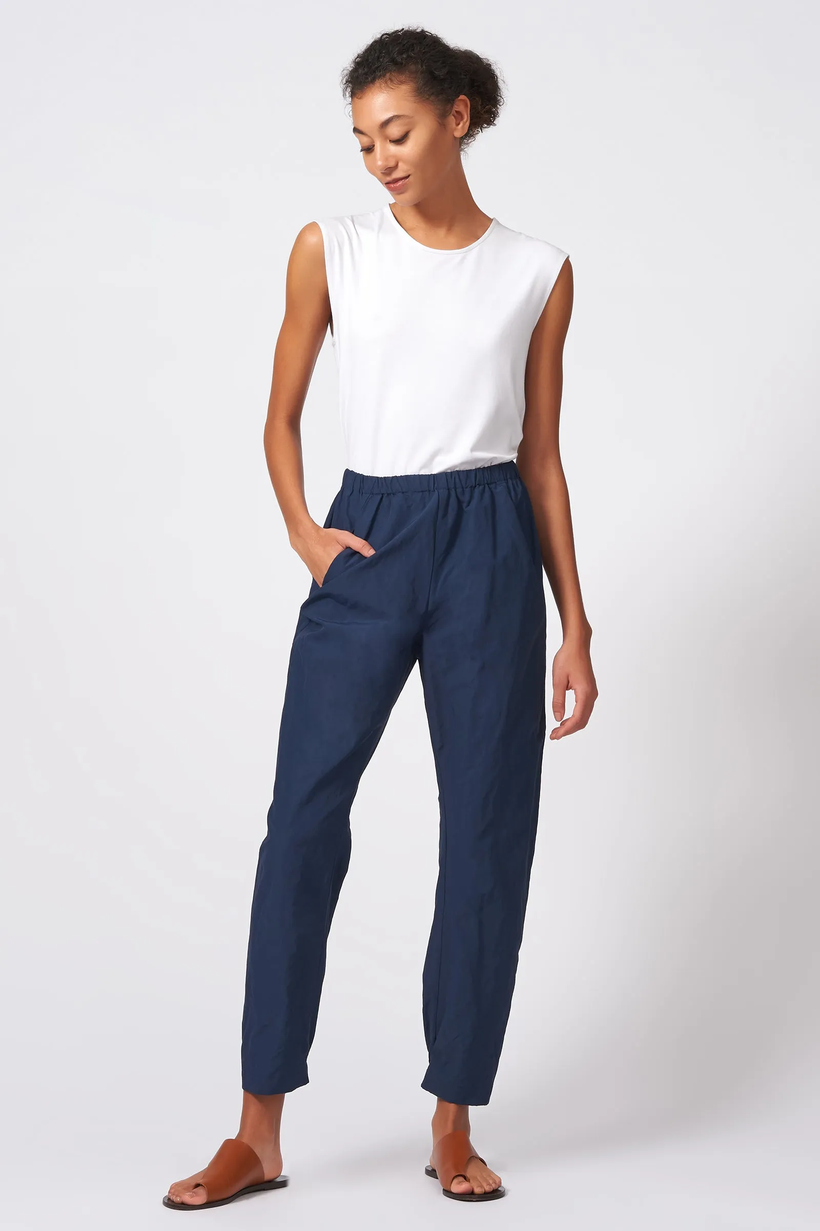 Angle Seam Jogger - Navy