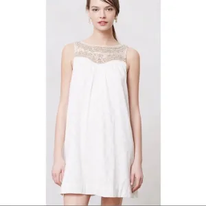 Anthropologie Maeve Grace Jeweled Swing Dress