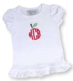 Apple Monogrammed Girl Tee Shirt