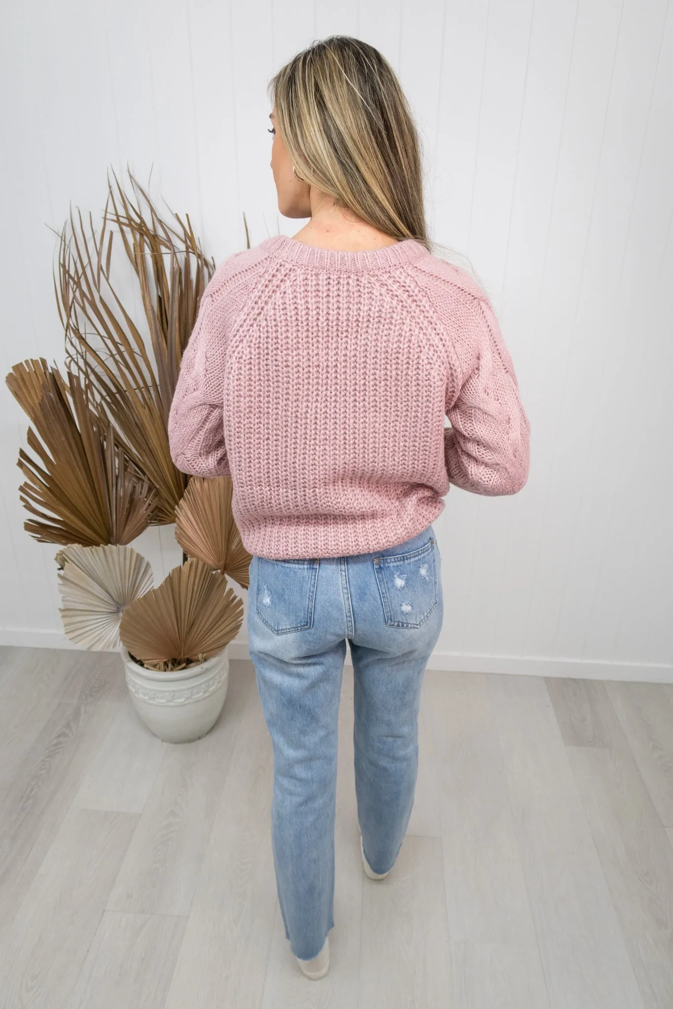 Aria Knit -Blush
