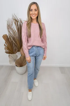 Aria Knit -Blush