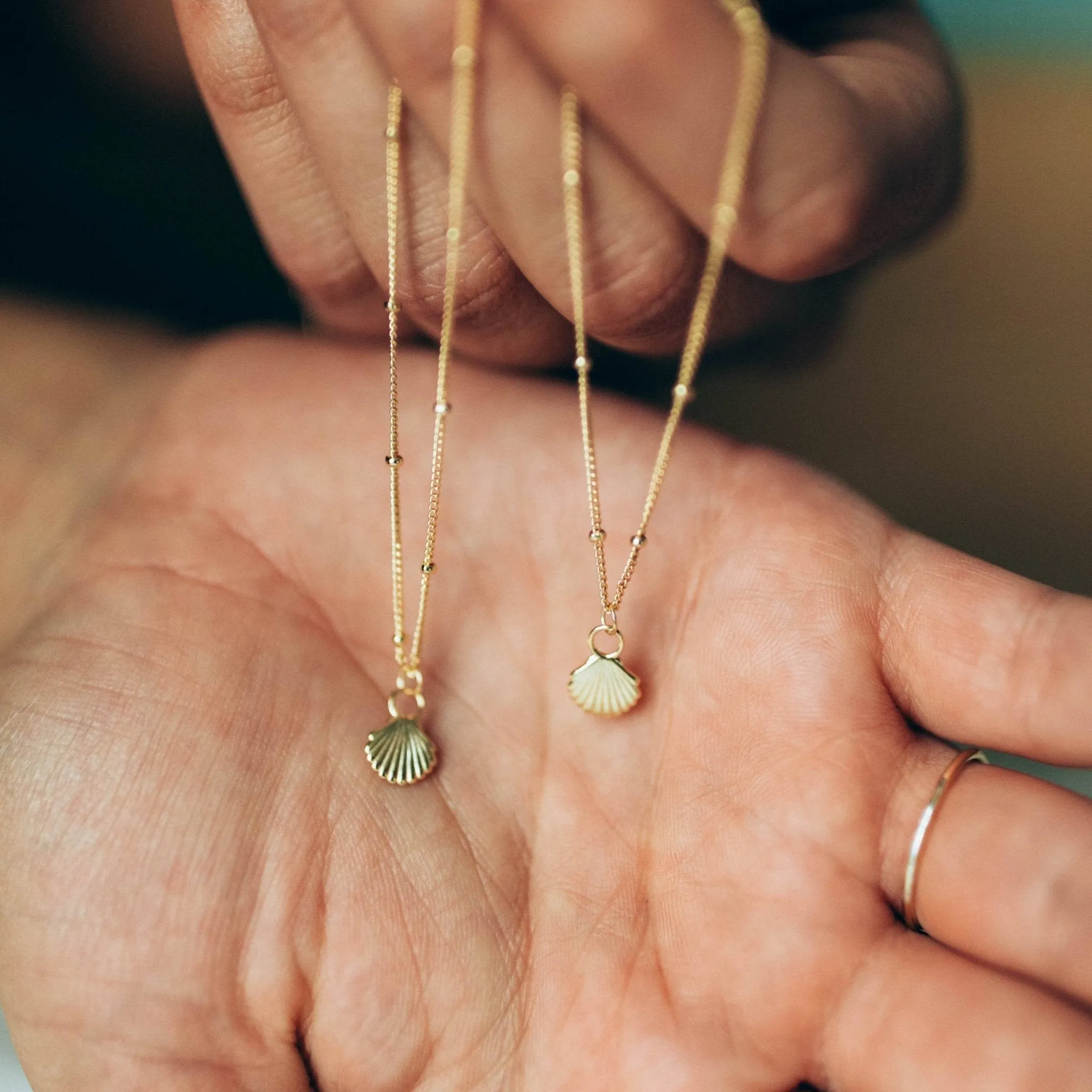 Arianna Shell Pendant Necklace