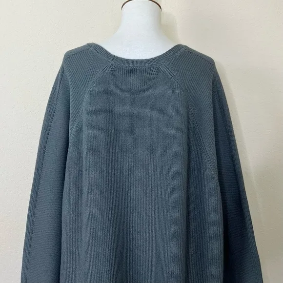Athleta Hanover V Neck Sweater in Gray Mist