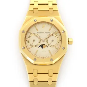 Audemars Piguet Yellow Gold Royal Oak Moonphase Day-Date Watch Ref. 5594