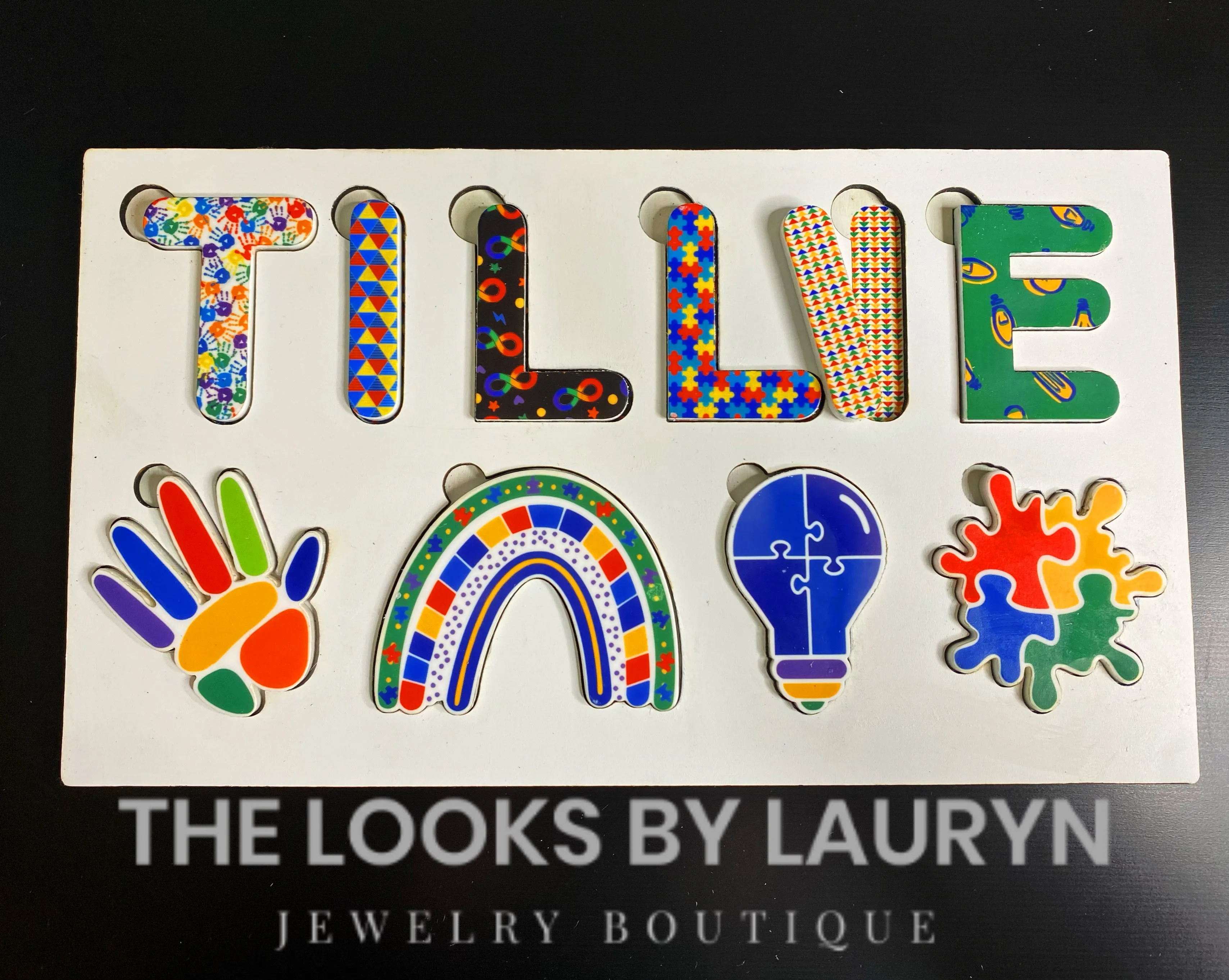 Autism Awareness Puzzle for Toddlers