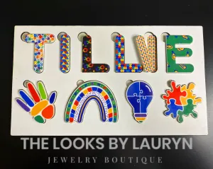 Autism Awareness Puzzle for Toddlers