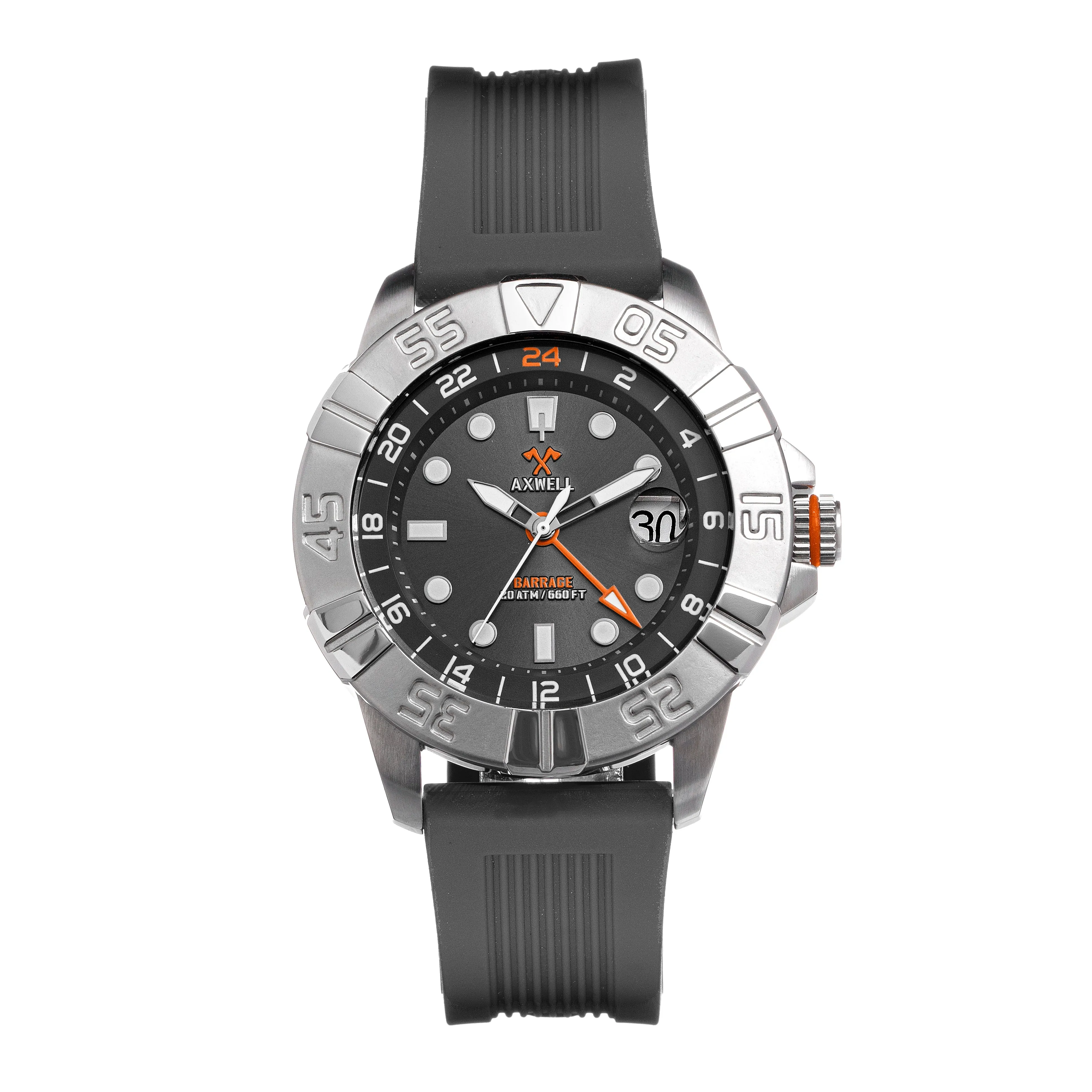 Axwell Barrage Strap Watch w/Date
