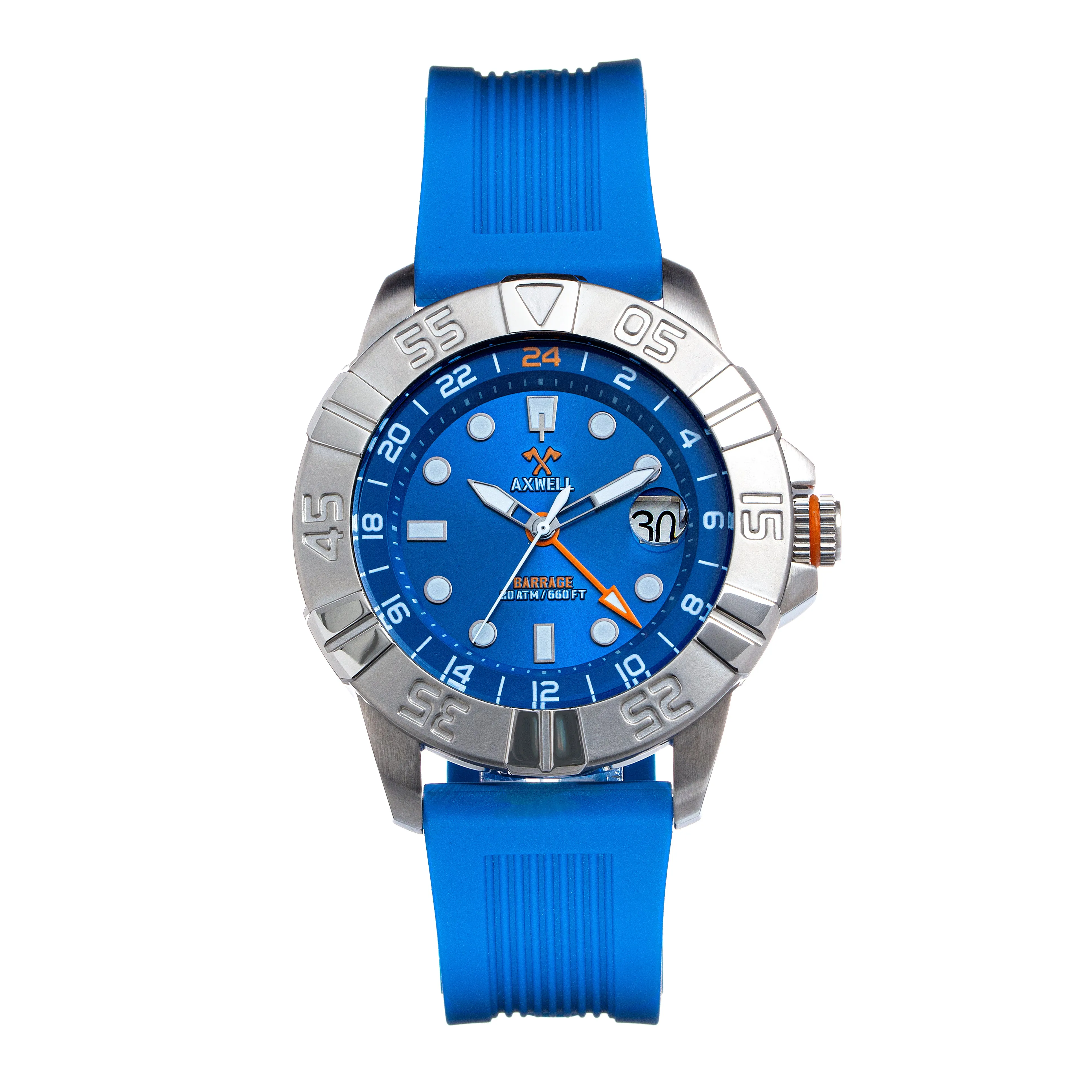 Axwell Barrage Strap Watch w/Date