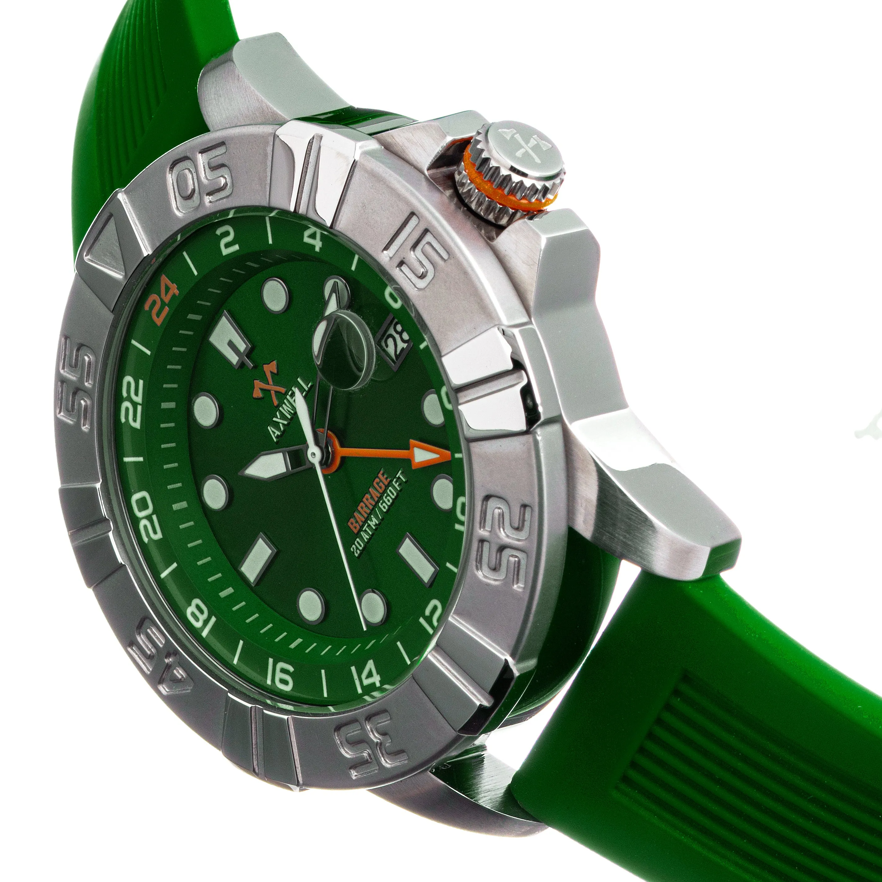 Axwell Barrage Strap Watch w/Date