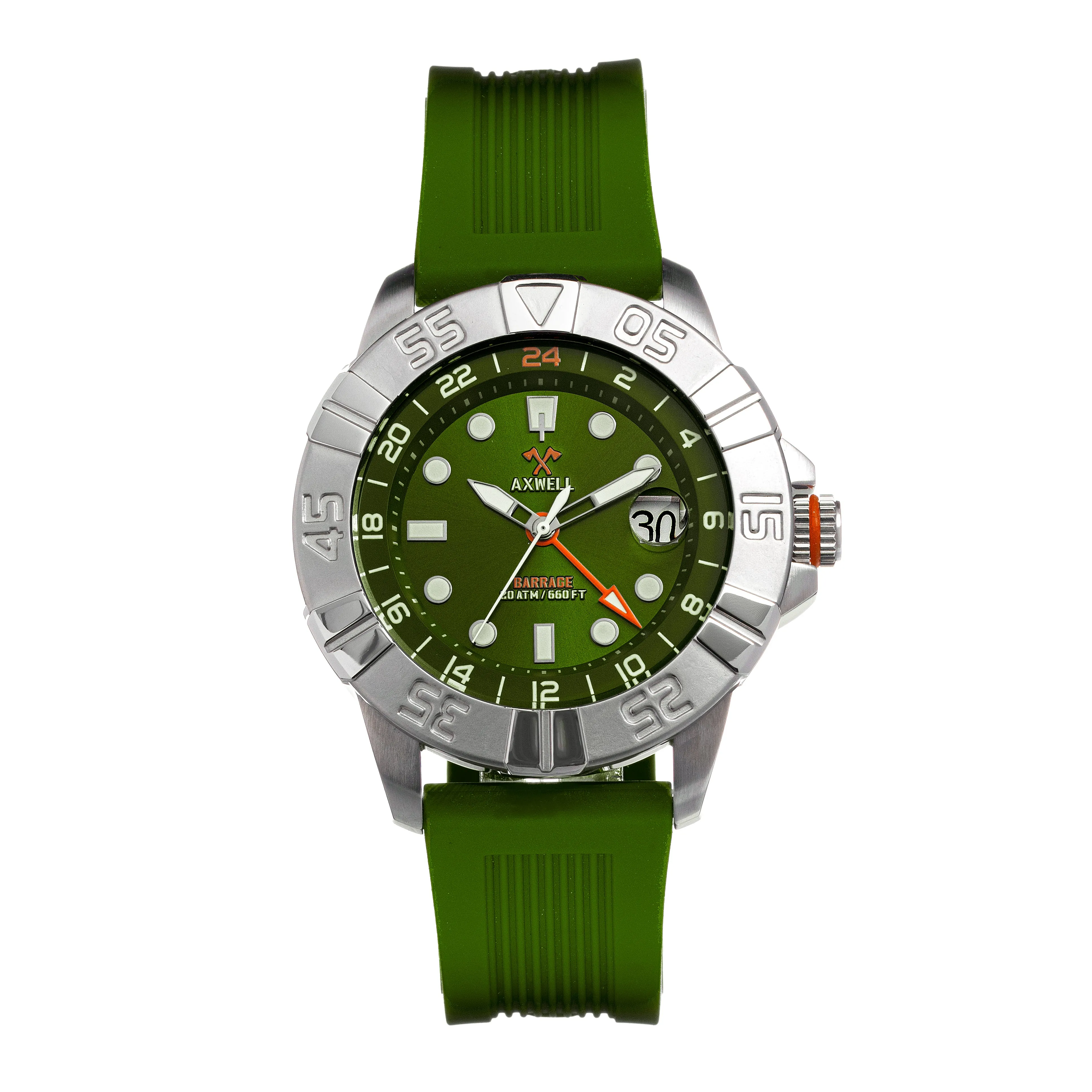 Axwell Barrage Strap Watch w/Date