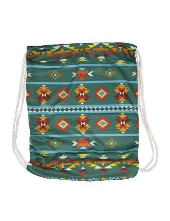 Aztec print Drawstring Bag