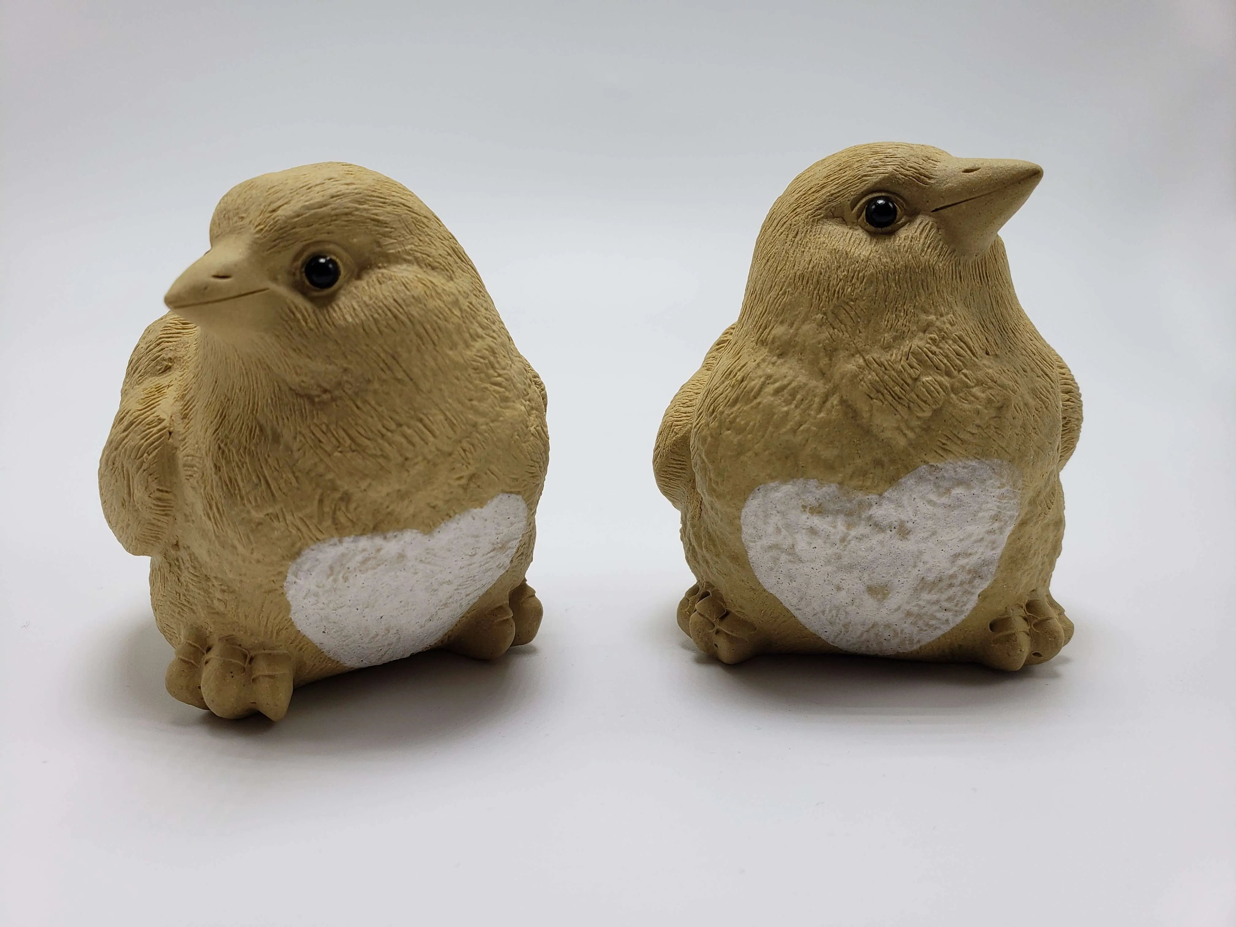 Baby Chick Clay Statue (Facing Right Shoulder)