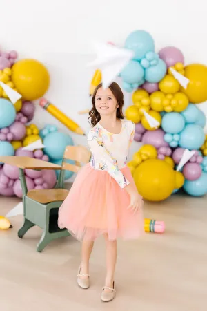 Back to School L/S Tutu Dress
