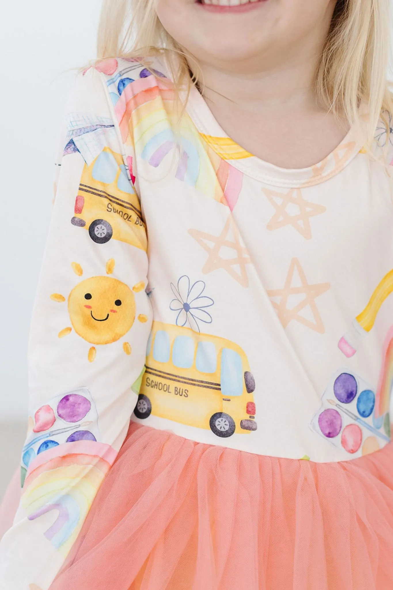 Back to School L/S Tutu Dress