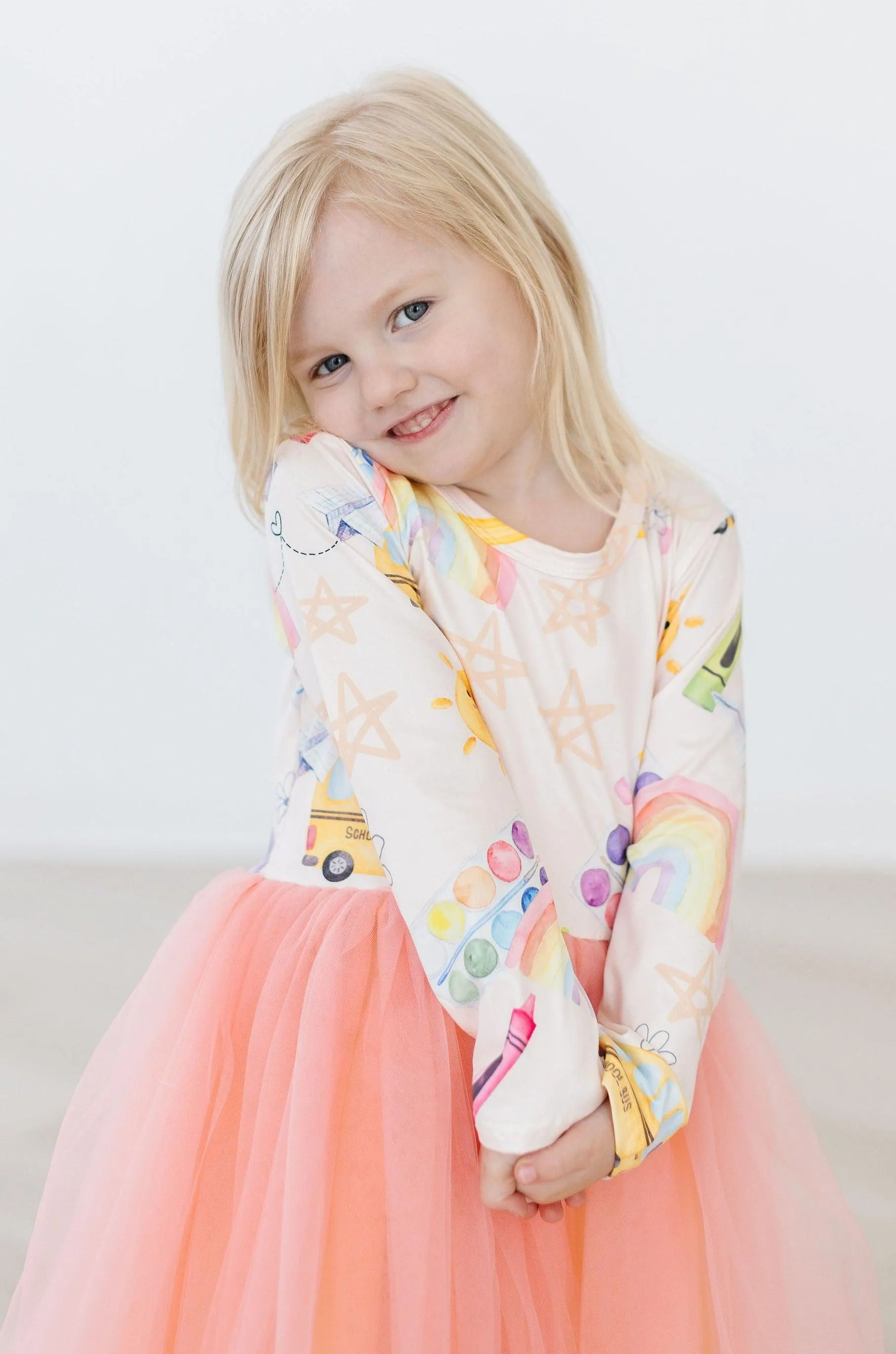 Back to School L/S Tutu Dress