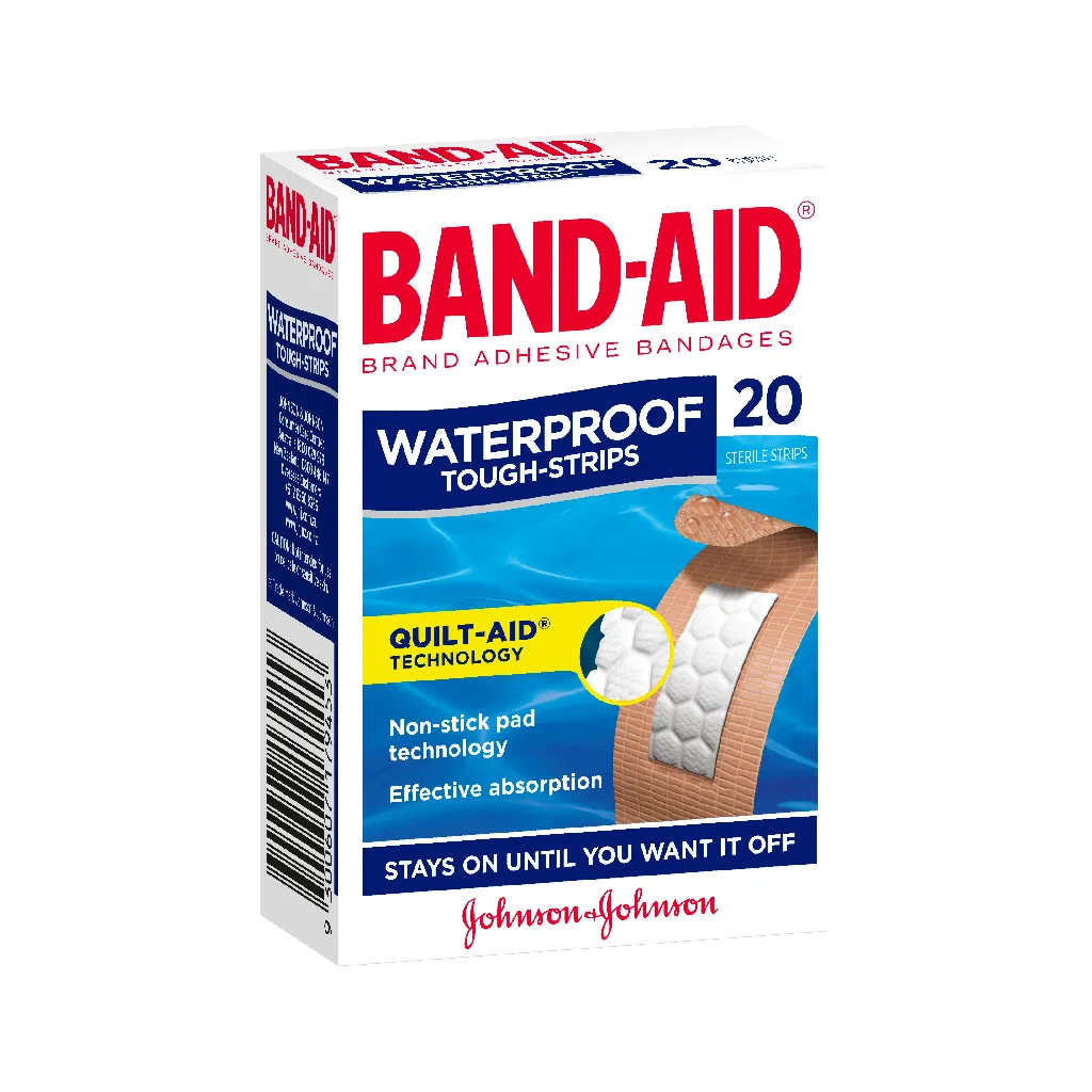 Band-Aid Tough Strips Waterproof