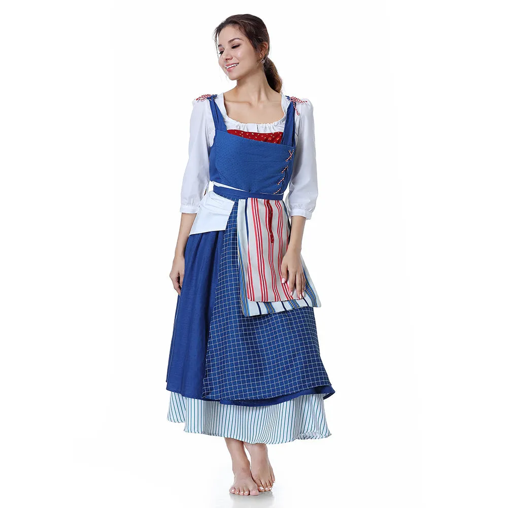 Beauty and the Beast 2017 Film Belle Emma Watson Maid Dress
